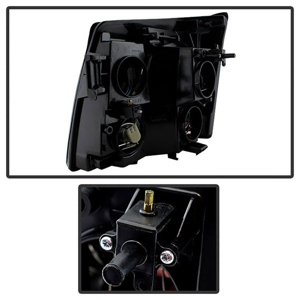 2003-2006 Cadillac Escalade Black Headlight