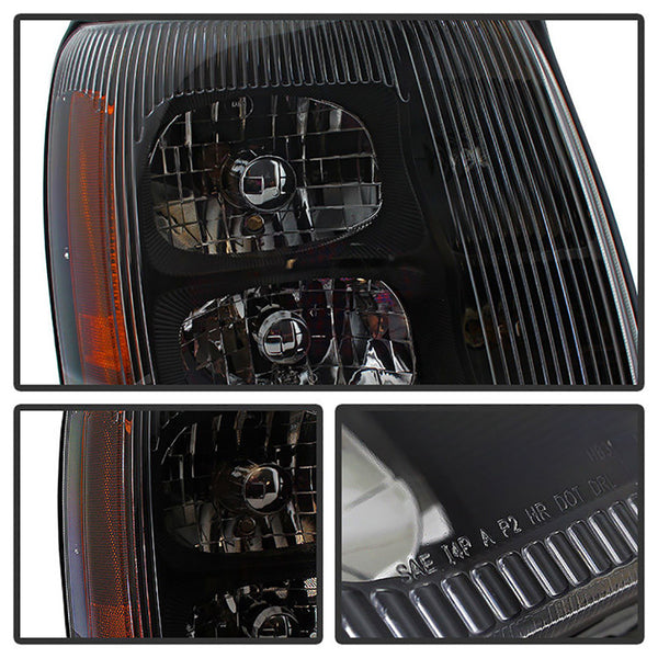 2003-2006 Cadillac Escalade Black Headlight