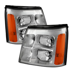 2003-2006 Cadillac Escalade Chrome Headlight