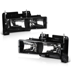 1988-2002 Chevrolet | GMC C/K Series 1500 | 2500 | 3500 Pickup Black Headlight