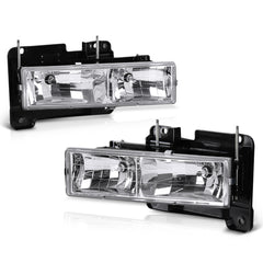 1988-2002 Chevrolet | GMC C/K Series 1500 | 2500 | 3500 Pickup Chrome Headlight