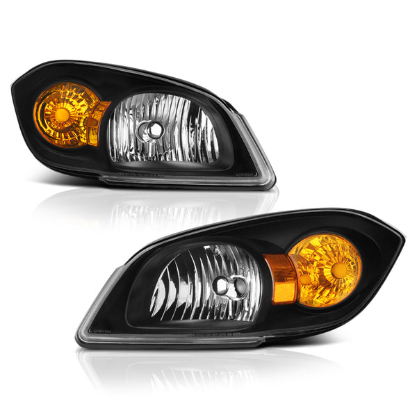 2005-2010 Chevrolet Cobalt Black Headlight