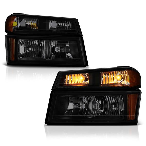 2004-2012 Chevrolet Colorado Sinister Black Headlight