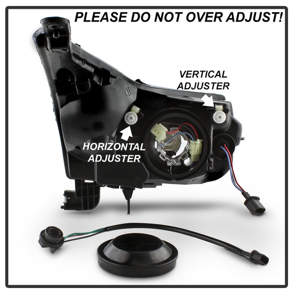 2010-2015 Chevrolet Cruze Black Headlight
