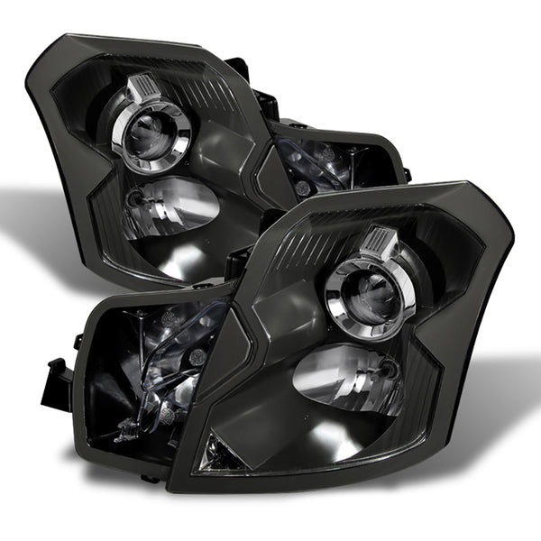 2003-2007 Cadillac CTS Black Headlight