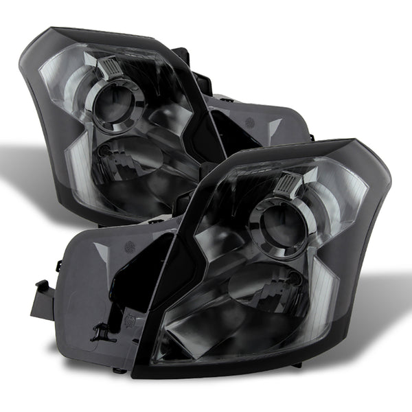2003-2007 Cadillac CTS Smoked Headlight