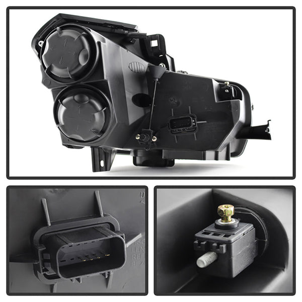2003-2007 Cadillac CTS Smoked Headlight