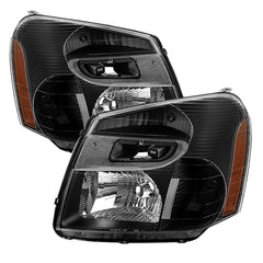 2005-2009 Chevrolet Equinox Black Headlight