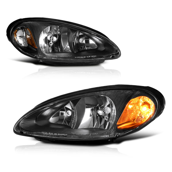 2001-2005 Chrysler PT Cruiser Black Headlight