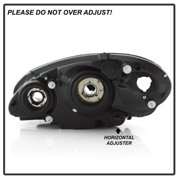 2006-2010 Chrysler PT Cruiser Black Headlight