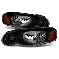 2004-2006 Chrysler Sebring Black Headlight