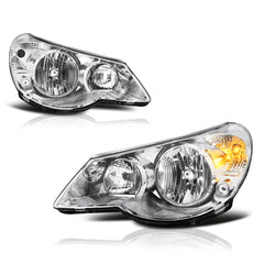 2007-2010 Chrysler Sebring Chrome Headlight