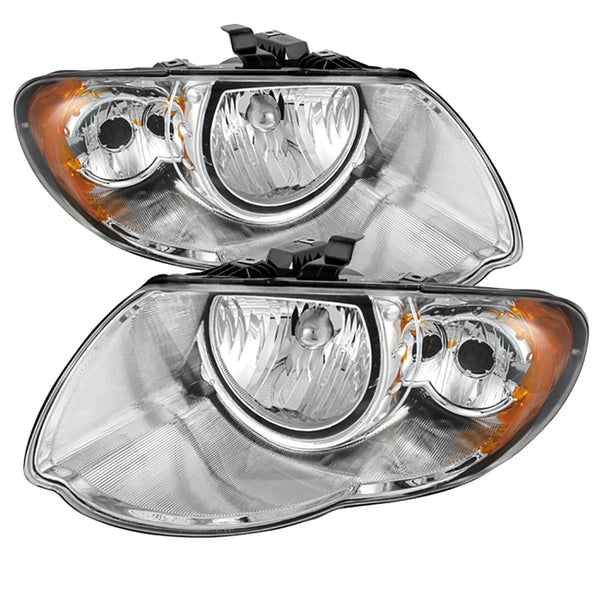 2005-2007 Chrysler Town & Country Chrome Headlight