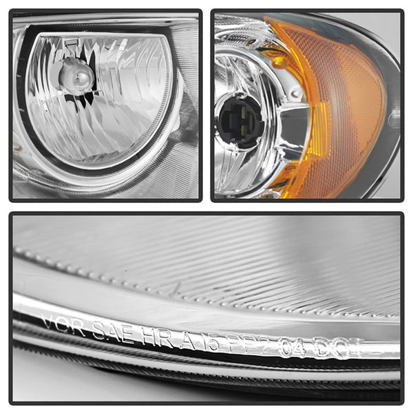 2005-2007 Chrysler Town & Country Chrome Headlight
