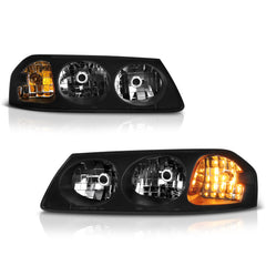 2000-2005 Chevrolet Impala Black Headlight