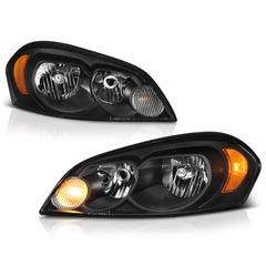 2006-2013 Chevrolet Impala Black Headlight