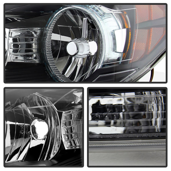 2008-2012 Chevrolet Malibu Black Headlight
