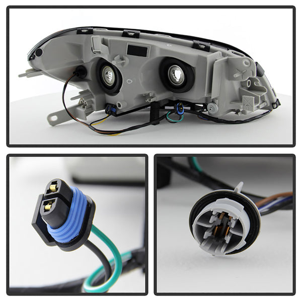 2008-2012 Chevrolet Malibu Black Headlight