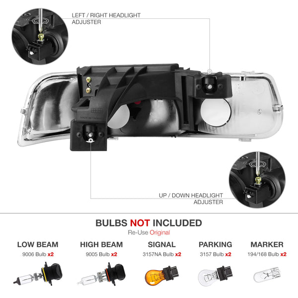 1999-2002 Chevrolet Silverado 1500 | 2500 | 3500 Headlight