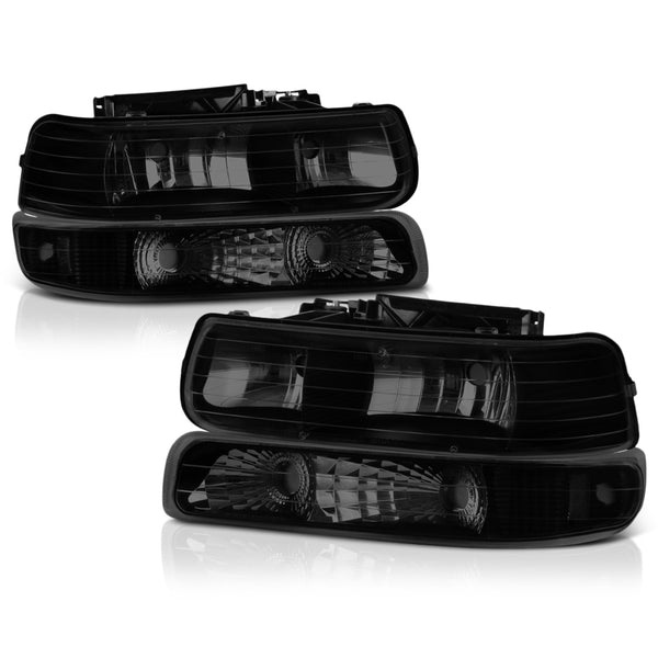1999-2002 Chevrolet Silverado 1500 | 2500 | 3500 Sinister Black Headlight