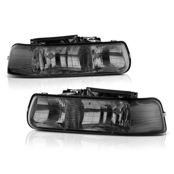 1999-2002 Chevrolet Silverado 1500 | 2500 | 3500 Smoked Headlight