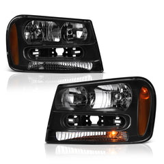 2002-2009 Chevrolet Trailblazer | Trailblazer EXT Black Headlight