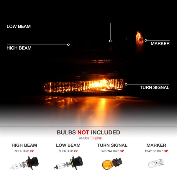 2002-2009 Chevrolet Trailblazer | Trailblazer EXT Sinister Black Headlight
