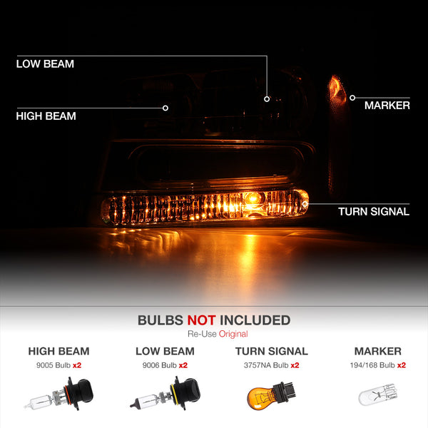 2002-2009 Chevrolet Trailblazer | Trailblazer EXT Smoked Headlight
