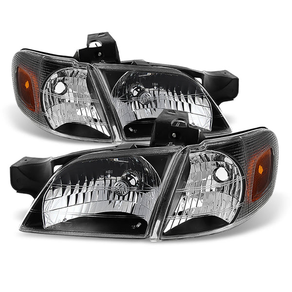 1997-2005 Chevrolet Venture Black Headlight