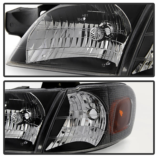 1997-2005 Chevrolet Venture Black Headlight