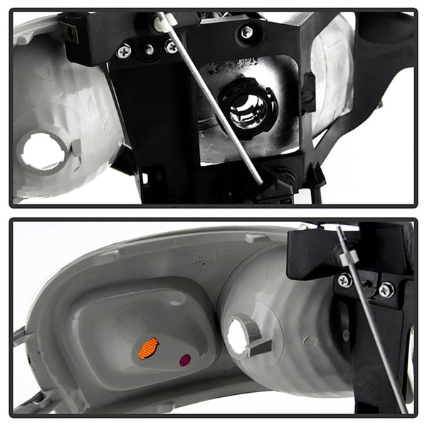 1997-2005 Chevrolet Venture Black Headlight