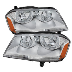 2008-2014 Dodge Avenger Chrome Headlight