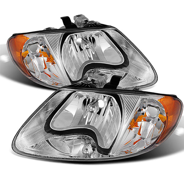 2001-2007 Dodge Caravan Chrome Headlight