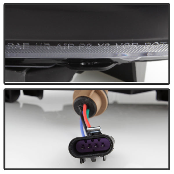 2011-2014 Dodge Charger Black Headlight