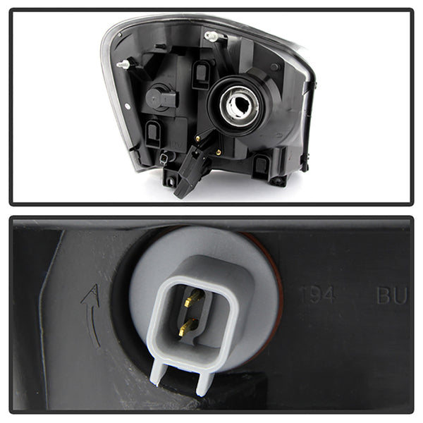 2004-2005 Dodge Durango Sinister Black Headlight