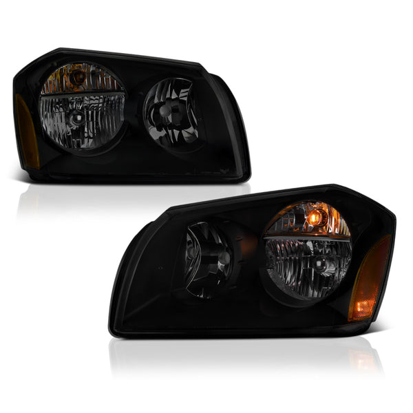 2005-2007 Dodge Magnum Sinister Black Headlight
