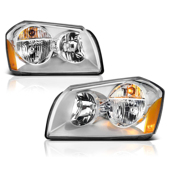 2005-2007 Dodge Magnum Chrome Headlight
