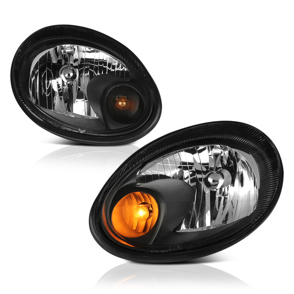 2003-2005 Dodge Neon Black Headlight