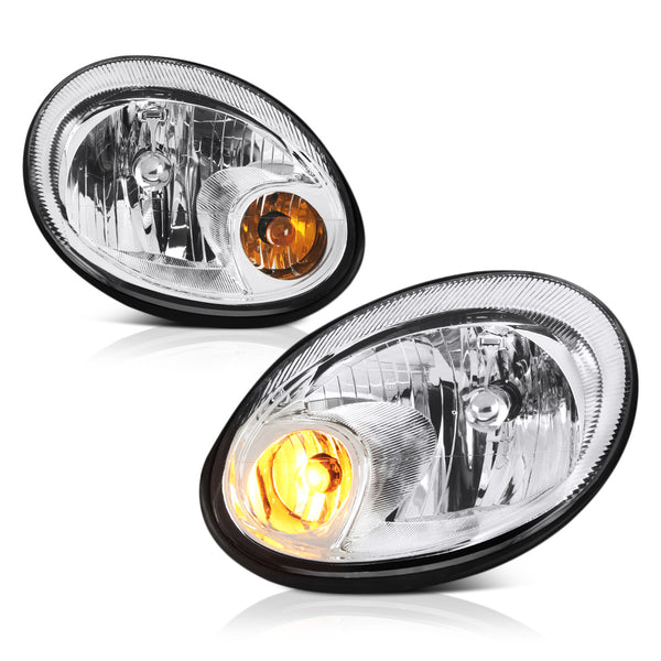2003-2005 Dodge Neon Chrome Headlight