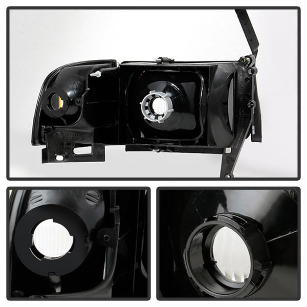1994-2001 Dodge RAM 1500 Chrome Headlight