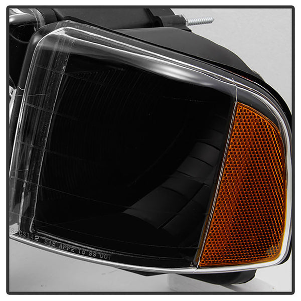 1999-2001 Dodge RAM 1500 Sport Black Headlight