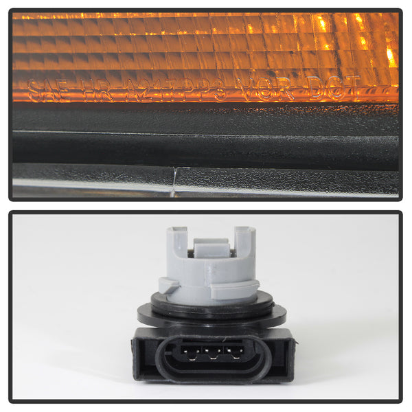2006-2008 Dodge RAM 1500 Black Headlight