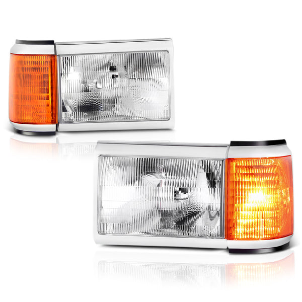 1987-1991 Ford Bronco Chrome Headlight