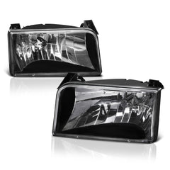 1992-1996 Ford Bronco Black Headlight
