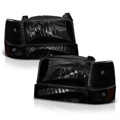 1992-1996 Ford Bronco Sinister Black Headlight