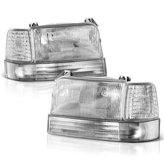 1992-1996 Ford Bronco Chrome Headlight