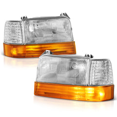 1992-1996 Ford Bronco Chrome Headlight