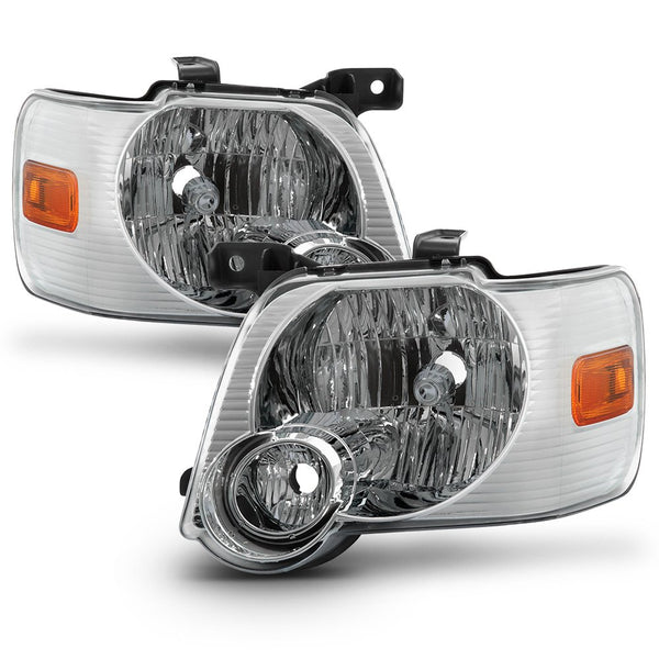 2006-2010 Ford Explorer Chrome Headlight