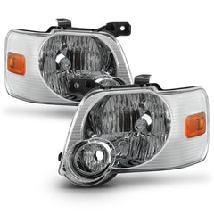 2006-2010 Ford Explorer Chrome Headlight