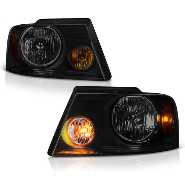 2004-2008 Ford F-150 Sinister Black Headlight